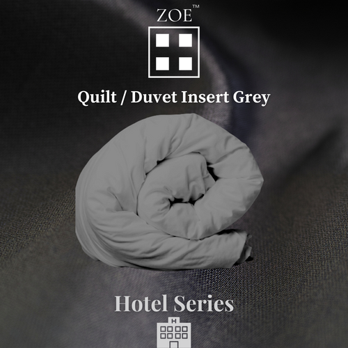 Duvet Insert / Quilt Grey Hotel Quality - Super Single / Queen / King - Zoe Home®