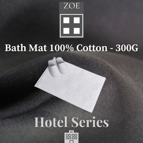 Hotel Bath Mat 100% Cotton 300G White - Zoe Home®