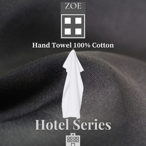 100% Cotton Hand Towel White - Hotel Quality - Zoe Home®